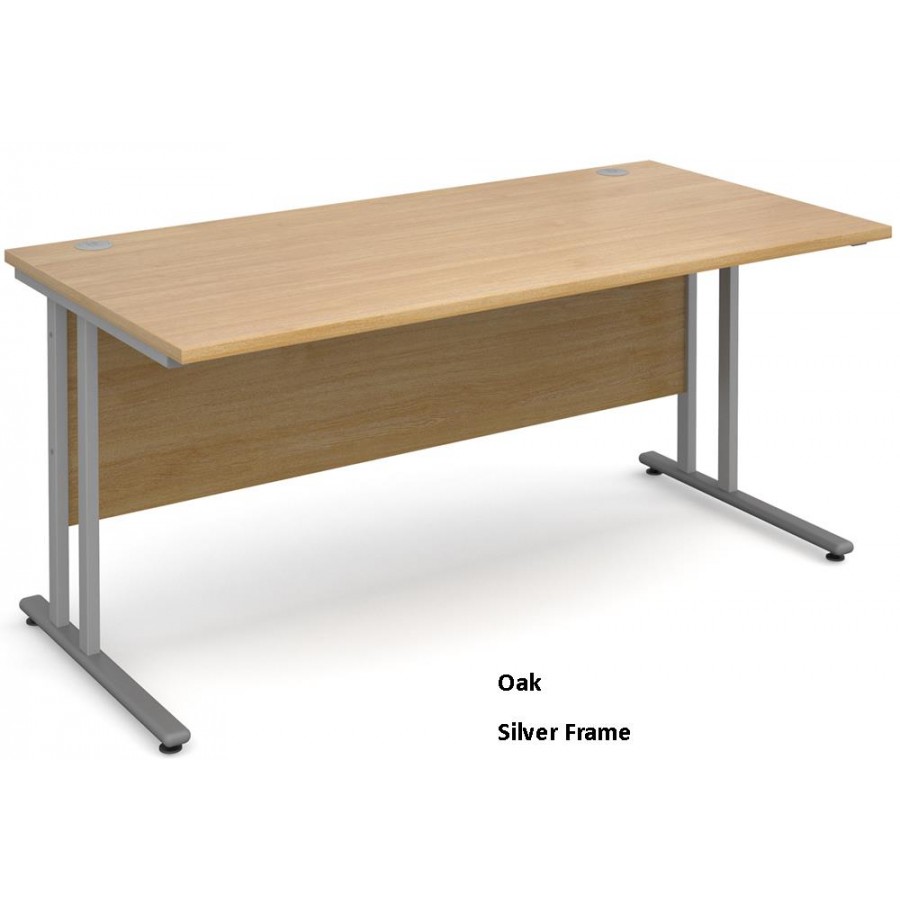 Maestro 800mm Deep Straight Office Desk